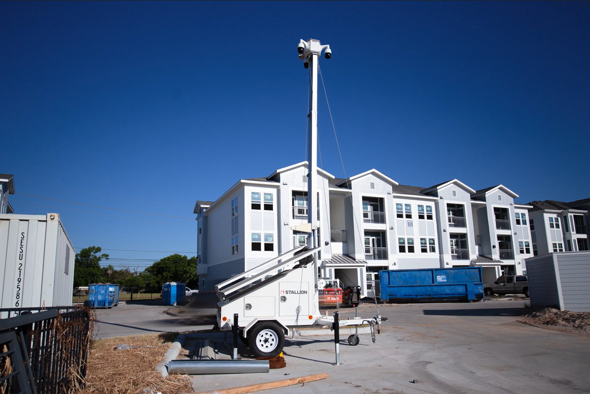 Apartment Complex Mobile Surveillance Cameras