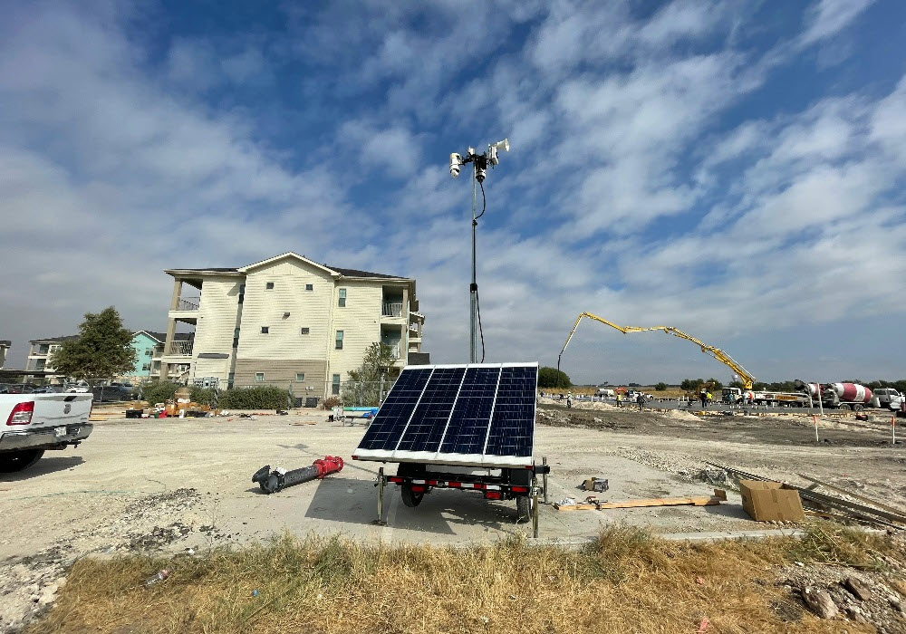 Construction Site Mobile Surveillance Cameras